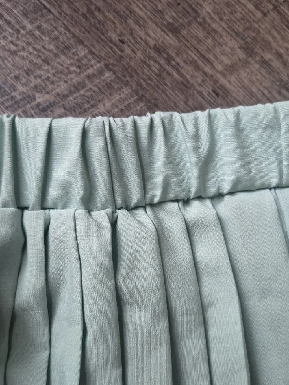 Pleated Midi Skirt in Light Mint Green 10 Kids Girls